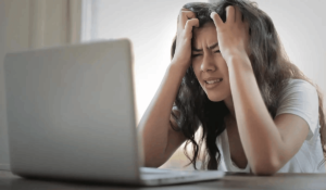 Girl in need of a data recovery service